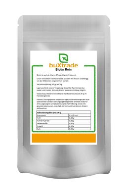 Biotin Rein 50 g
