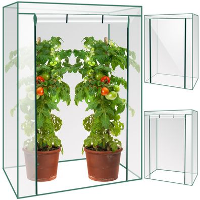 Folien-Gewächshaus mini 150x103x52 cm Gartenhaus Tomatenhaus 13134