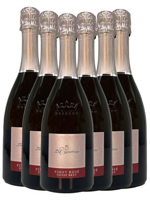 Le Contesse Pinot Rose Spumante 2023, 6 Flaschen