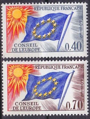 Frankreich FRANCE [Europarat] MiNr 0013-14 ( * */ mnh ) CEPT