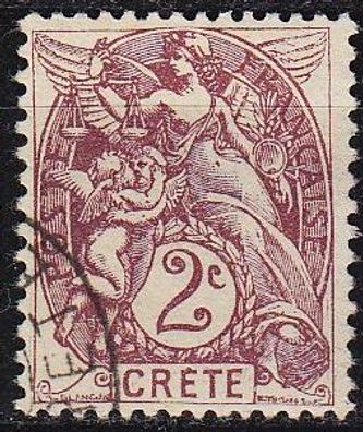 Frankreich FRANCE [Kreta] MiNr 0002 ( O/ used )