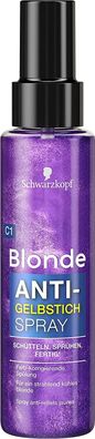 Schwarzkopf Blonde Aufheller C1 Anti-Gelbstich Spray, Stufe 3 (1 x 100 ml)