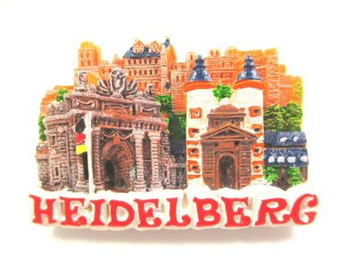 Heidelberg Magnet Schloss Alte Brücke Karlstor Altstadt Souvenir Germany