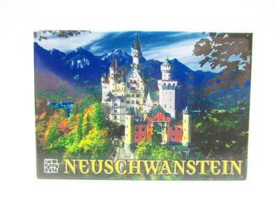 Schloss Neuschwanstein Sommer Bayern Foto Magnet Souvenir Germany