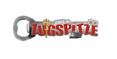 Zugspitze Bayern Gipfelkreuz Seilbahn Flaschenöffner Metall Magnet Souvenir