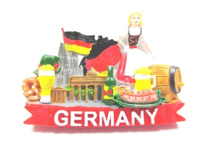 Berlin Köln Bier Flagge Dirndl Premium Magnet Poly Souvenir Germany (90)
