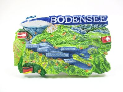 Bodensee Konstanz Mainau Zeppelin Premium Magnet Poly Souvenir Germany (54)