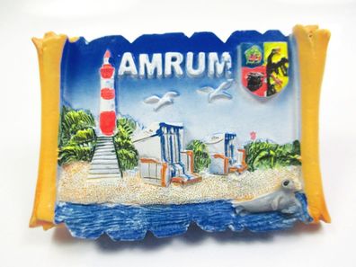 Amrum Poly Magnet Germany Souvenir Nordfriesische Insel Neu