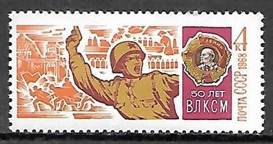 Sowjetunion postfrisch Michel-Nummer 3528