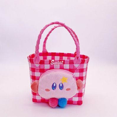 Ins Kirby Haarball Nylon Gewebte Tasche mit Seil Einkaufskörbe Handtasche Korb