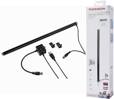 Thomson Aktiv DVBT2 StabAntenne 4K FULL HD TV ZimmerAntenne USB Verstärker