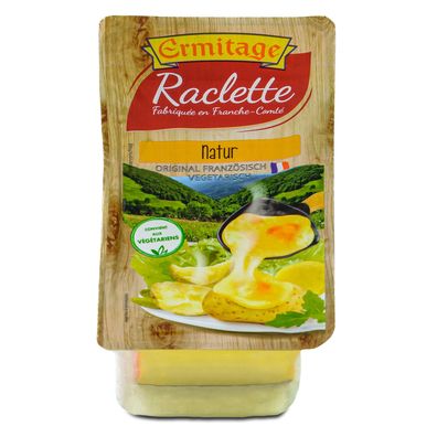 Hymor Raclette-Käse in Scheiben 5x 400g Ermitage Natur Schnitt-Käse aus Frankreich