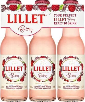 Lillet Berry 12er Set ready to drink 12x 200ml (10,3% vol) Lillet Berry fertig gemixt