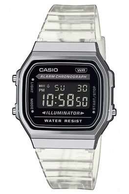 Casio Vintage Iconic Digitaluhr Transparent A168XES-1BEF