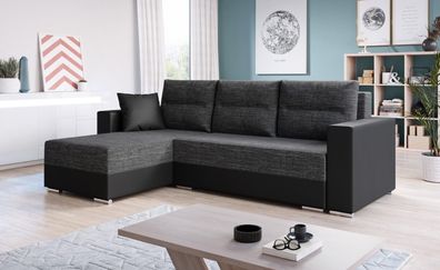 Sofa Couch Garnitur Sofagarnitur MIAMI mit Schlaffunktion Wohnlandschaft NEU