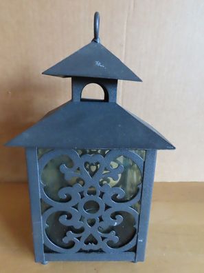 Kerzenhalter Windlicht Kerzen-Laterne Teelichthalterschwarz / ca.20cm H