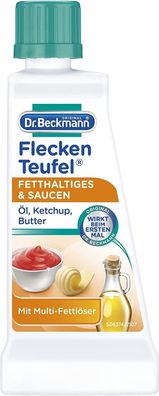 Dr. Beckmann Fleckenteufel Fetthaltiges & Saucen Spezialfleckentferner 50 ml