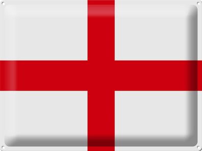 Blechschild Flagge England 40x30 cm Flag of England Deko Schild tin sign