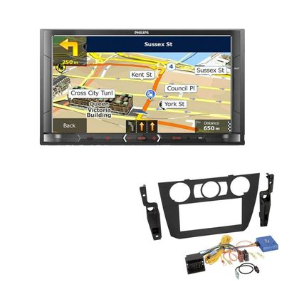 Philips Autoradio Navigation Bluetooth für BMW 3er manuelle Klima mit Canbus