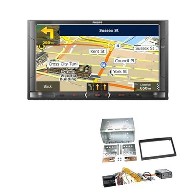Philips Autoradio Navi Bluetooth für Peugeot Expert und Partner schwarz
