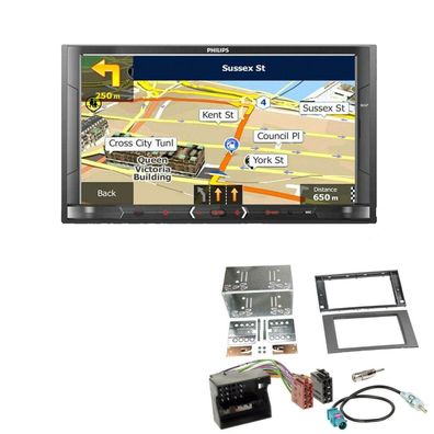 Philips Radio Navigation Bluetooth für Ford Fusion 2005-2012 silber/ anthrazit