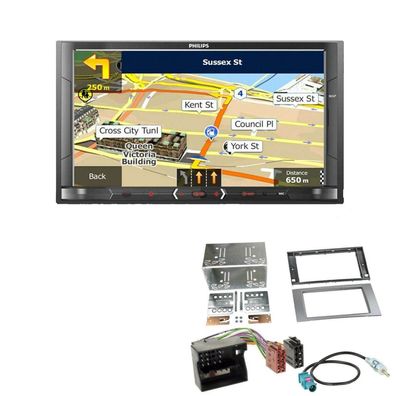Philips Autoradio Navigation Bluetooth für Ford Kuga II in silber 2008-2012