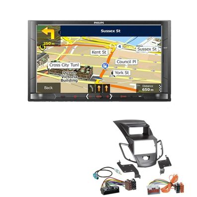 Philips Autoradio Navigation Bluetooth für Ford Fiesta 2008-2013 Display