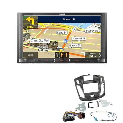 Philips Autoradio Navigation Bluetooth für Ford Focus III 2011-2014