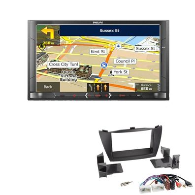 Philips Autoradio Navigation Bluetooth für Hyundai IX35 2010-2013 schwarz
