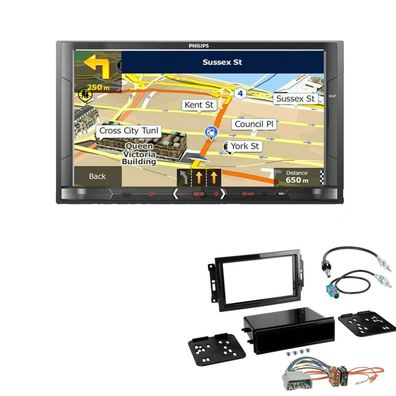 Philips Autoradio Navigation Bluetooth für Jeep Patriot 2008-2011 schwarz