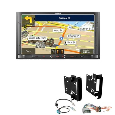 Philips Autoradio Navigation Bluetooth für Chrysler Sebring 2007-2010 schwarz