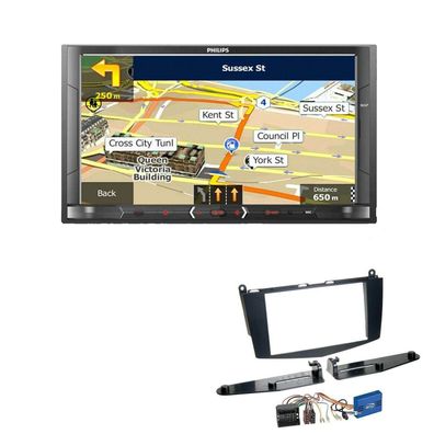 Philips Autoradio Navigation Bluetooth für Mercedes Benz C-Klasse ohne Tasten
