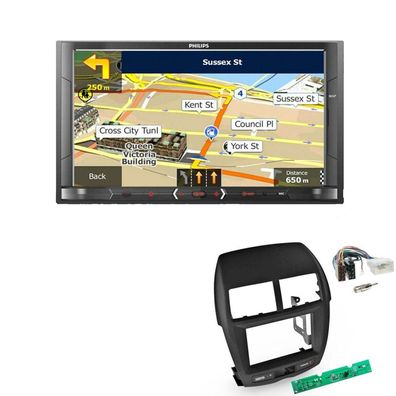 Philips Autoradio Navigation Bluetooth für Mitsubishi ASX 2010-2014