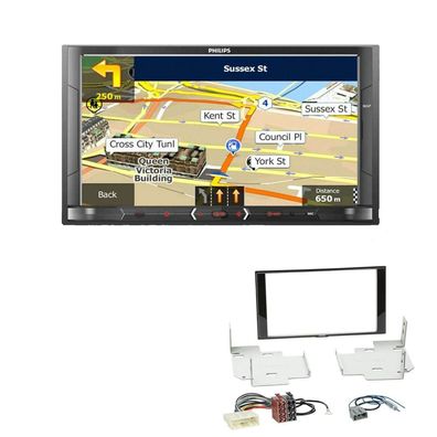 Philips Autoradio Navigation Bluetooth für Nissan Micra IV Facelift