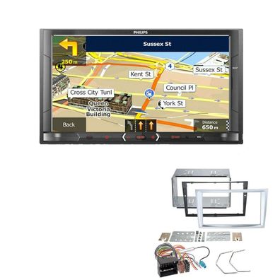 Philips Radio Navigation Bluetooth für Opel Zafira B matt-chrome ohne Canbus