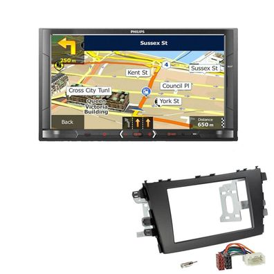 Philips Autoradio Navigation Bluetooth für Suzuki Celerio ab 2014 schwarz