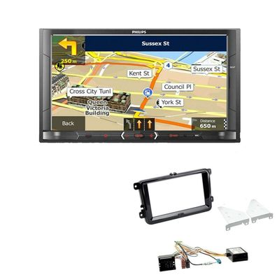 Philips Autoradio Navigation Bluetooth für Skoda Yeti ab 2009 Canbus