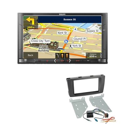 Philips Autoradio Navigation Bluetooth für Skoda Yeti schwarz ohne Canbus