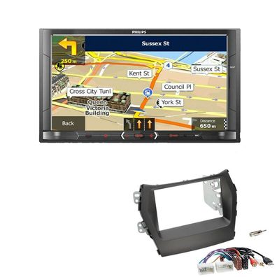 Philips Autoradio Navigation Bluetooth für Hyundai Santa Fe III ab 2012