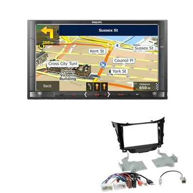 Philips Autoradio Navigation Bluetooth für Hyundai i30 ohne OEM Navi