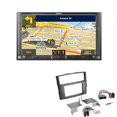 Philips Autoradio Navigation Bluetooth für Mitsubishi Pajero IV 2006-2014