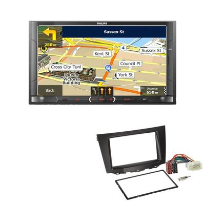 Philips Autoradio Navigation Bluetooth für Suzuki Kizashi ab 2009 schwarz
