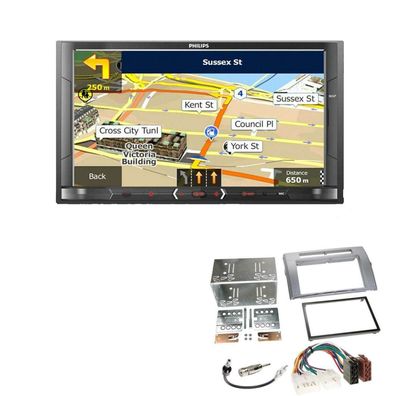 Philips Autoradio Navigation Bluetooth für Toyota Corolla Verso silber