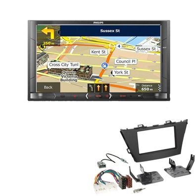 Philips Autoradio Navigation Bluetooth für Toyota Prius Plus ab 2012 schwarz