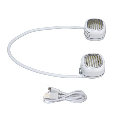 USB wiederaufladbarer blattloser Halsventilator (weiß)