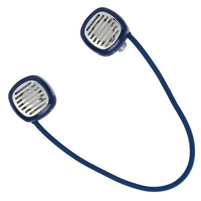 USB wiederaufladbarer blattloser Halsventilator (BLAU)