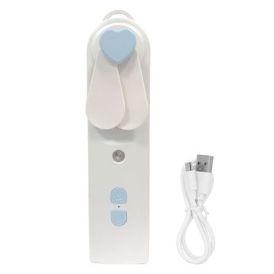 Tragbarer Mini-USB-Handventilator - Blau