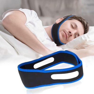 Anti-snoring chin straps