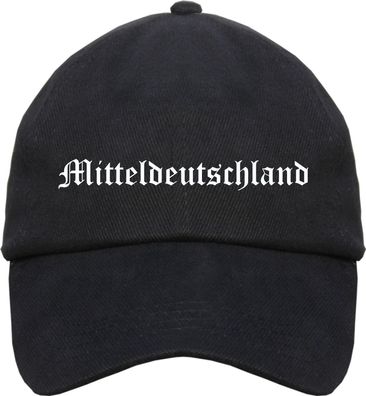 Mitteldeutschland Cappy - Altdeutsch bedruckt - Schirmmütze Cap - Größe: ...