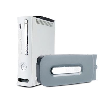Xbox 360 Konsole Jasper 12,1A HDMI Fat in Weiss #3 + 60 GB Festplatte ohne Kabel